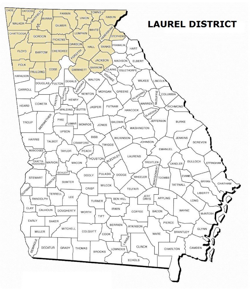 Laurel District Map