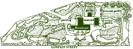 Map of the Founders Memorial Garden