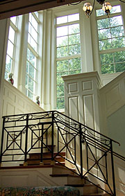 Staircase leading to Terrace Room