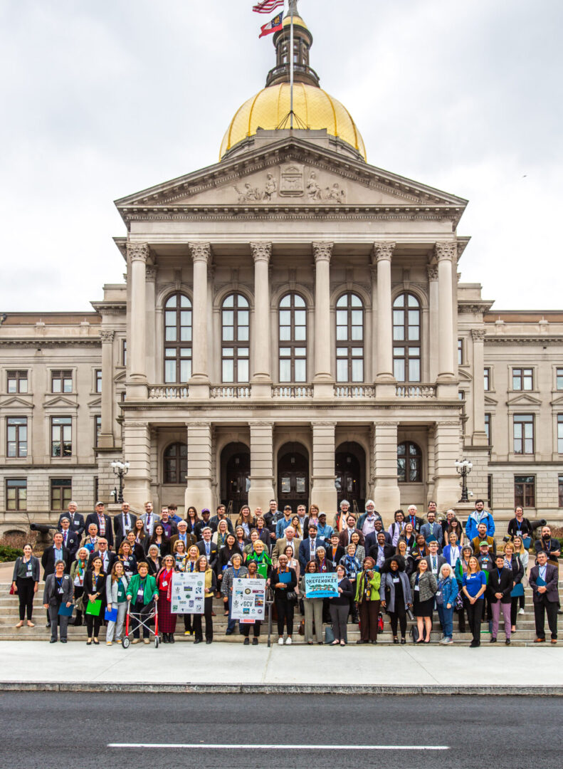 Group photo on Steps of Capitol 2023