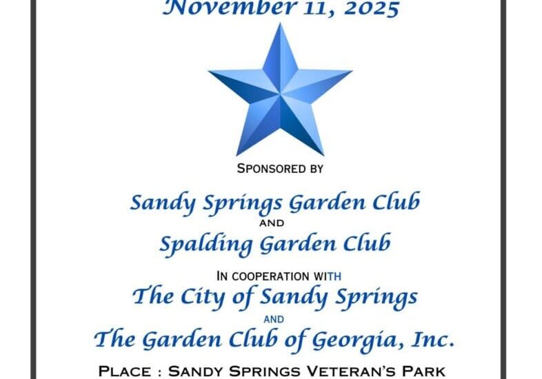 Blue Star Memorial Marker Dedication Ceremony Invitation